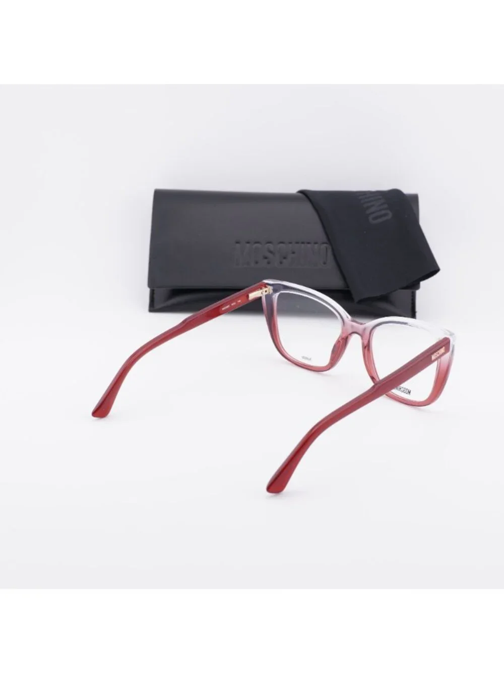Moschino MOS603 06XQ 00 Eyeglasses Red 52mm Butterfly Frame